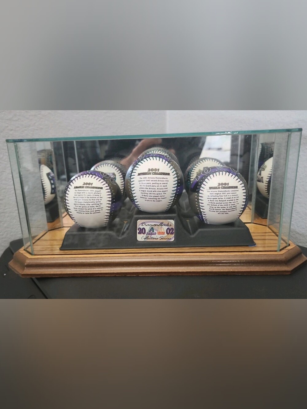 2001-2002 Commemorative Baseball Set - Purple and White